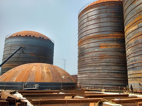 七叉镇焦粉钢板仓